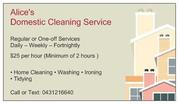 Alice's Domestic Cleaning Service